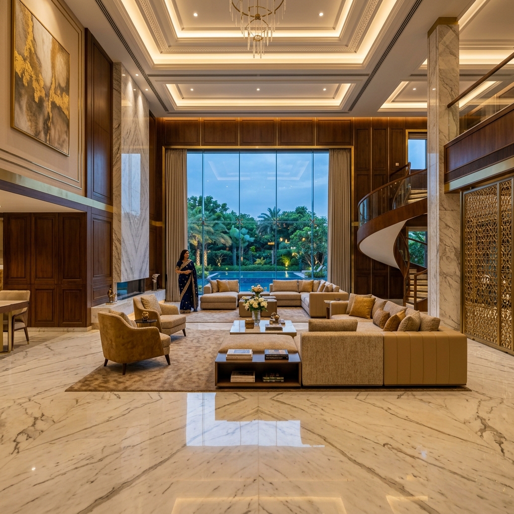 Palatial Living Hall